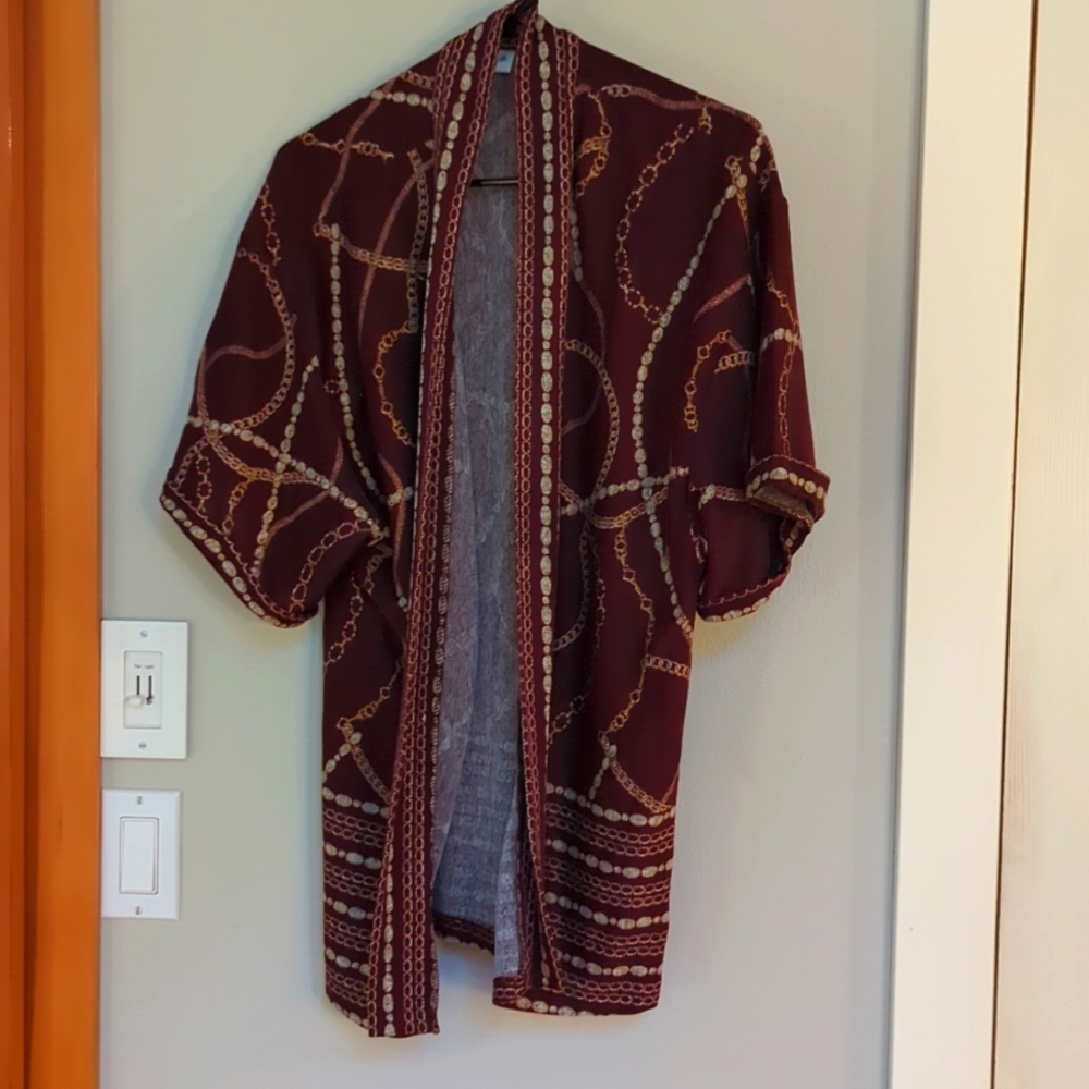 Maroon Cardigan